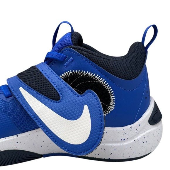 Nike Team Hustle Youth Boys Slip-on Athletic Sneakers Size 6Y Royal Blue-White - Picture 7 of 14